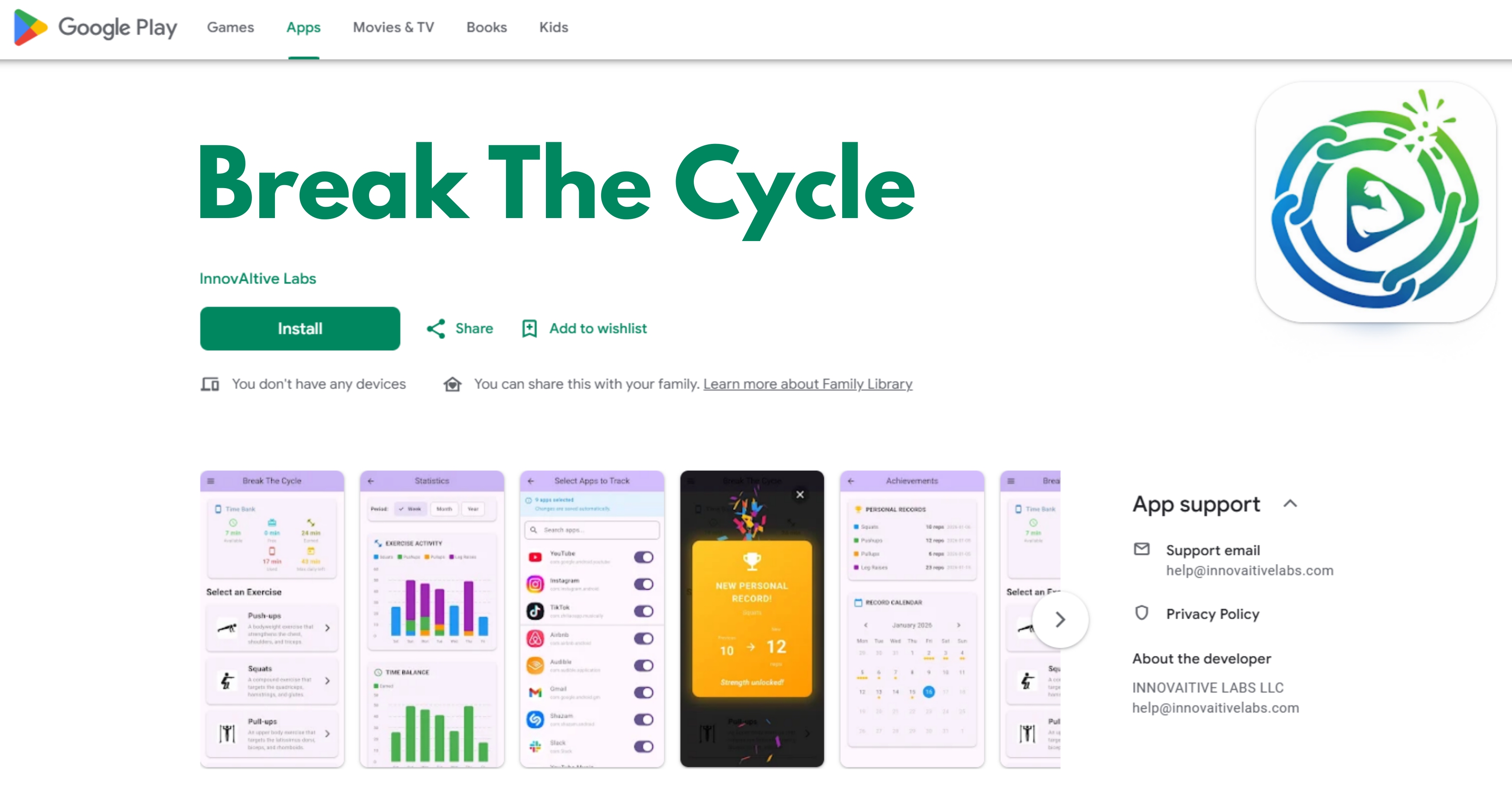 Break The Cycle App